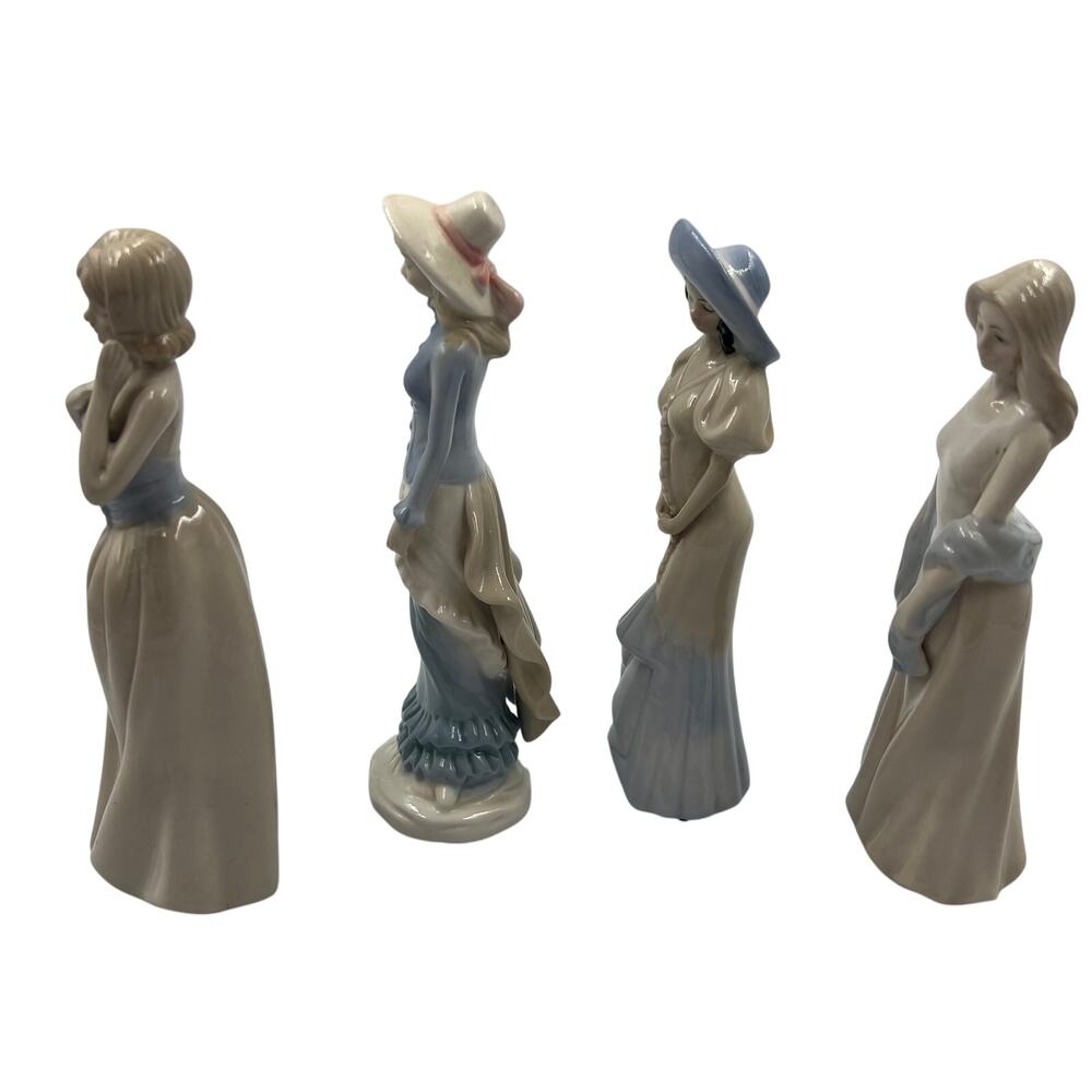Vintage 1940's Edwardian Style‎ Porcelain Figurine Lot 4 Pieces Greenbriar - Picture 2 of 12